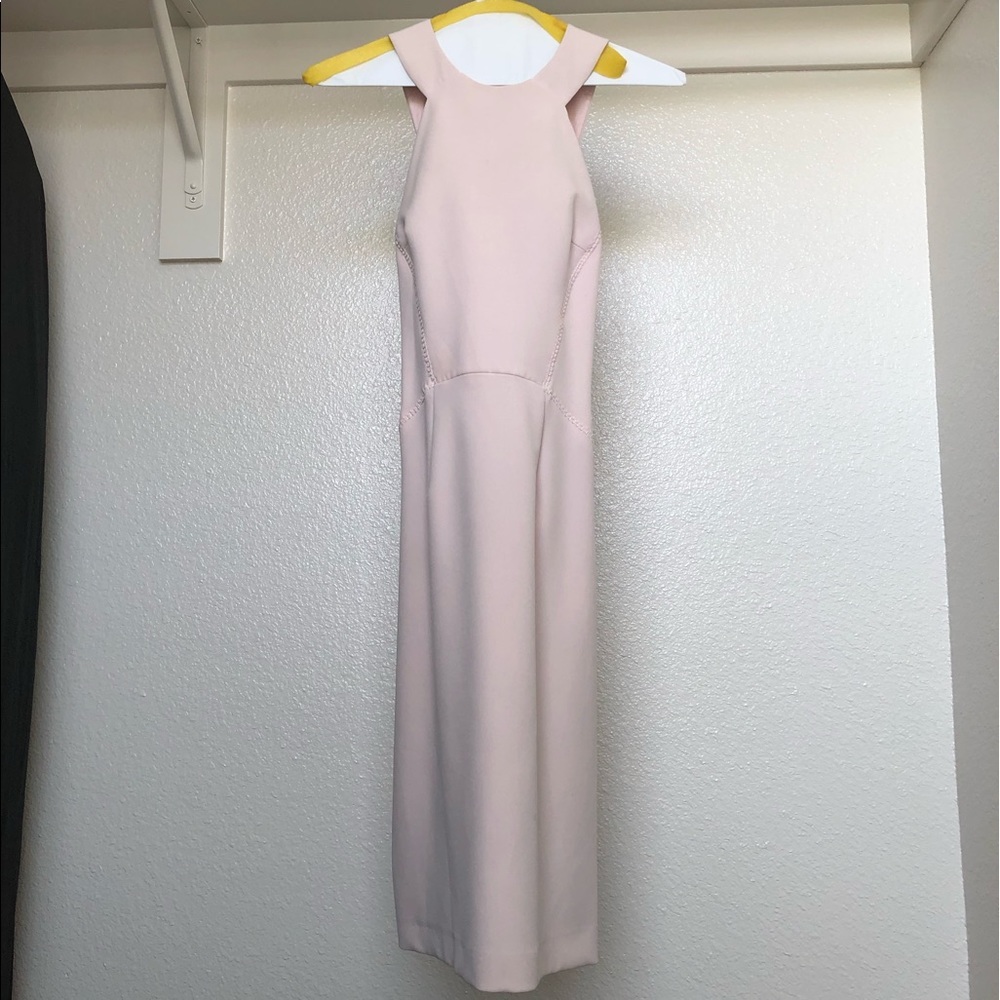 Light pink cocktail dress